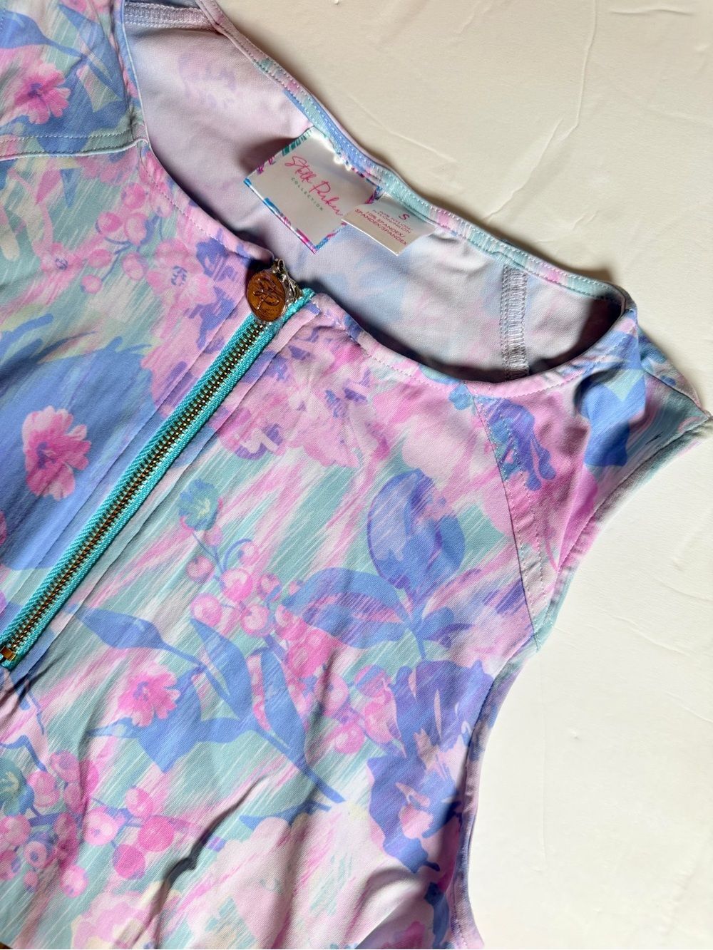 Stella Parker Sleeveless Floral Dress Size Small Tropical Beach Vacation